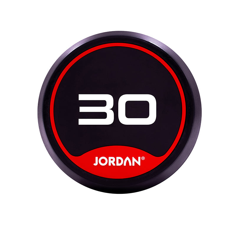 JORDAN | 2.5kg-30kg Rubber Dumbbell Set (12 Pairs)